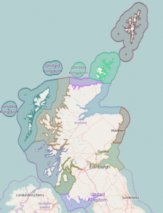 Map off all Scottish Mmarine Regions