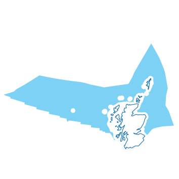 The continental shelf limits, outside territorial sea, adjacent to Scotland