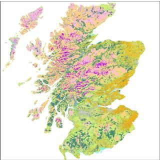 Habitat map of Scotland (EUNIS base map)