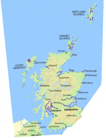 Ports and harbours - statutory harbour limits © Scottish Government