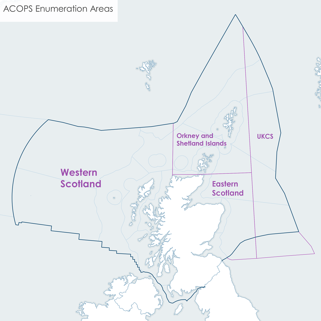 Enumeration Areas covering Scottish waters
