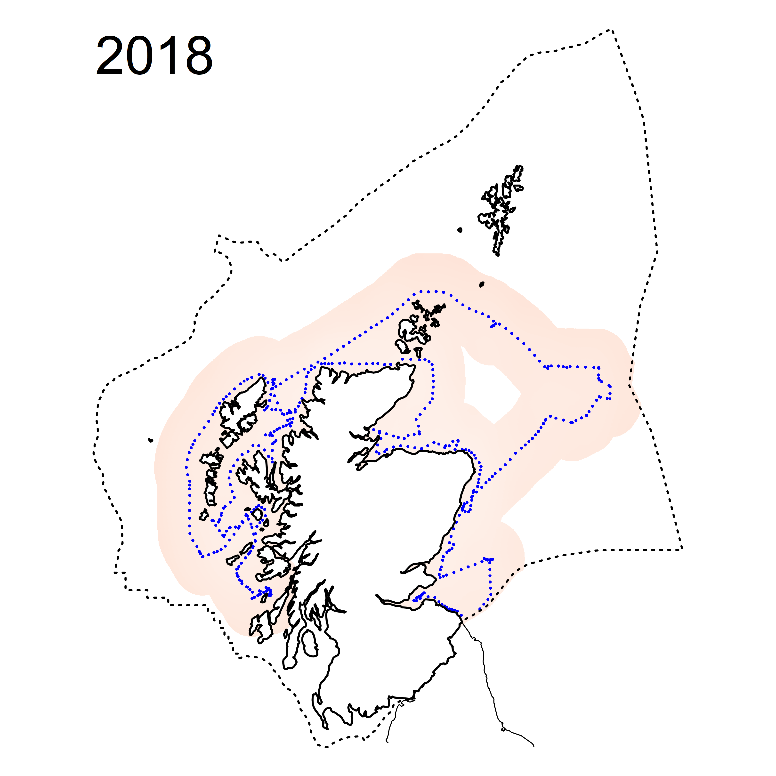 Figure m: Coefficient of variation (CV%) of the modelled data set for N/P ratio. With least accuracy found on the outer boundaries furthest from sampling position. 