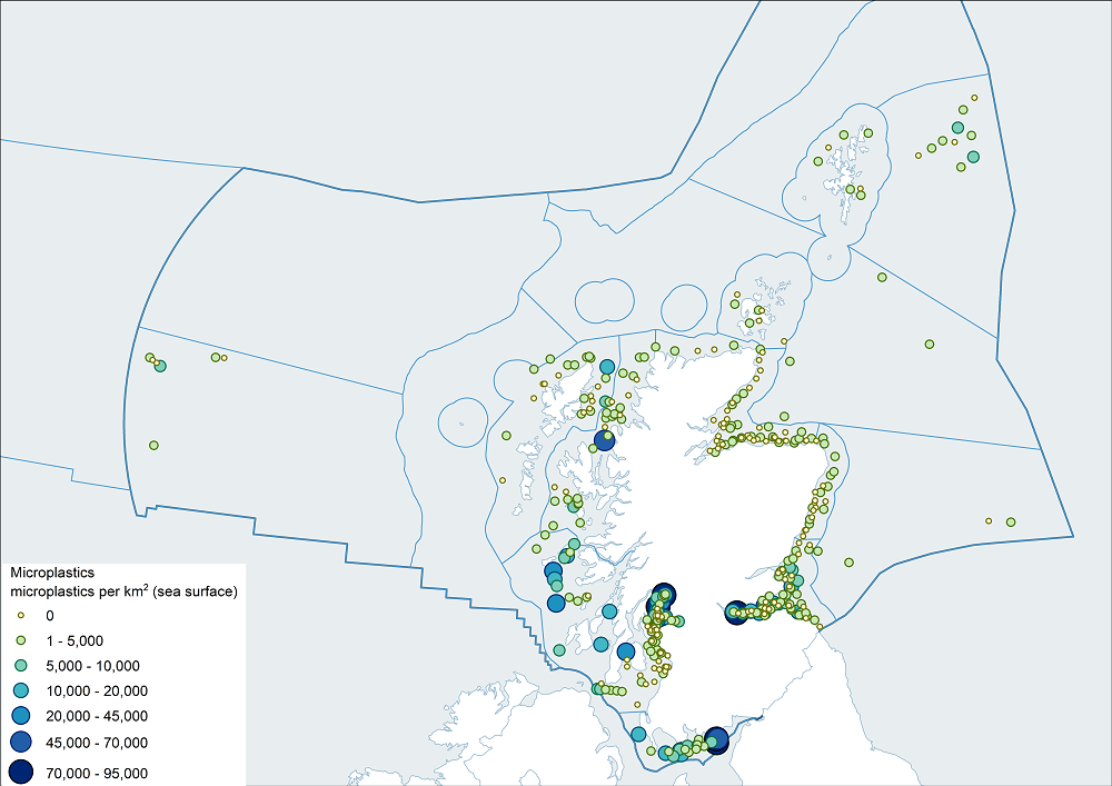 Microplastics In Surface Water Scotlands Marine Assessment 2020