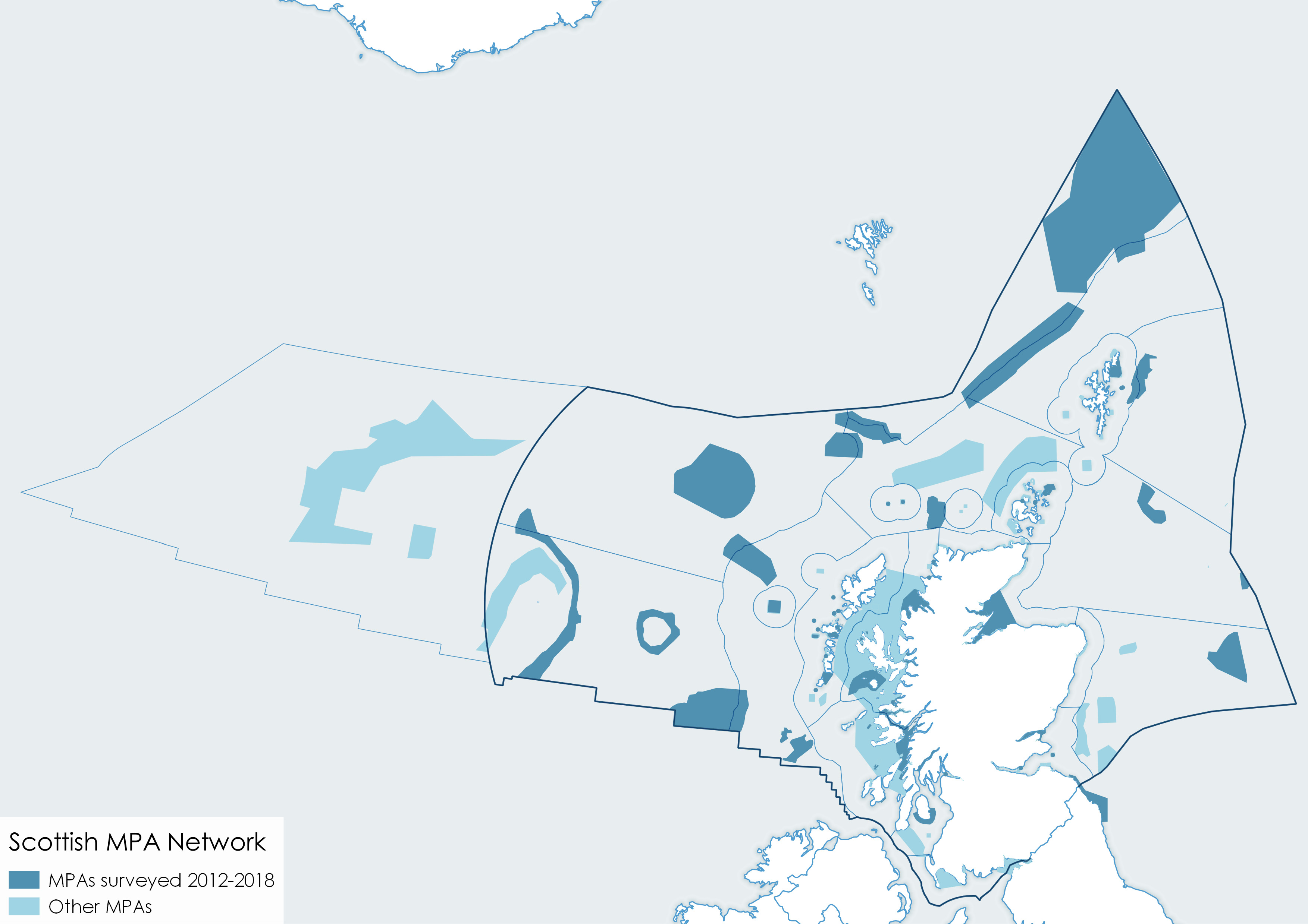 MPAs surveyed between 2012 and 2018