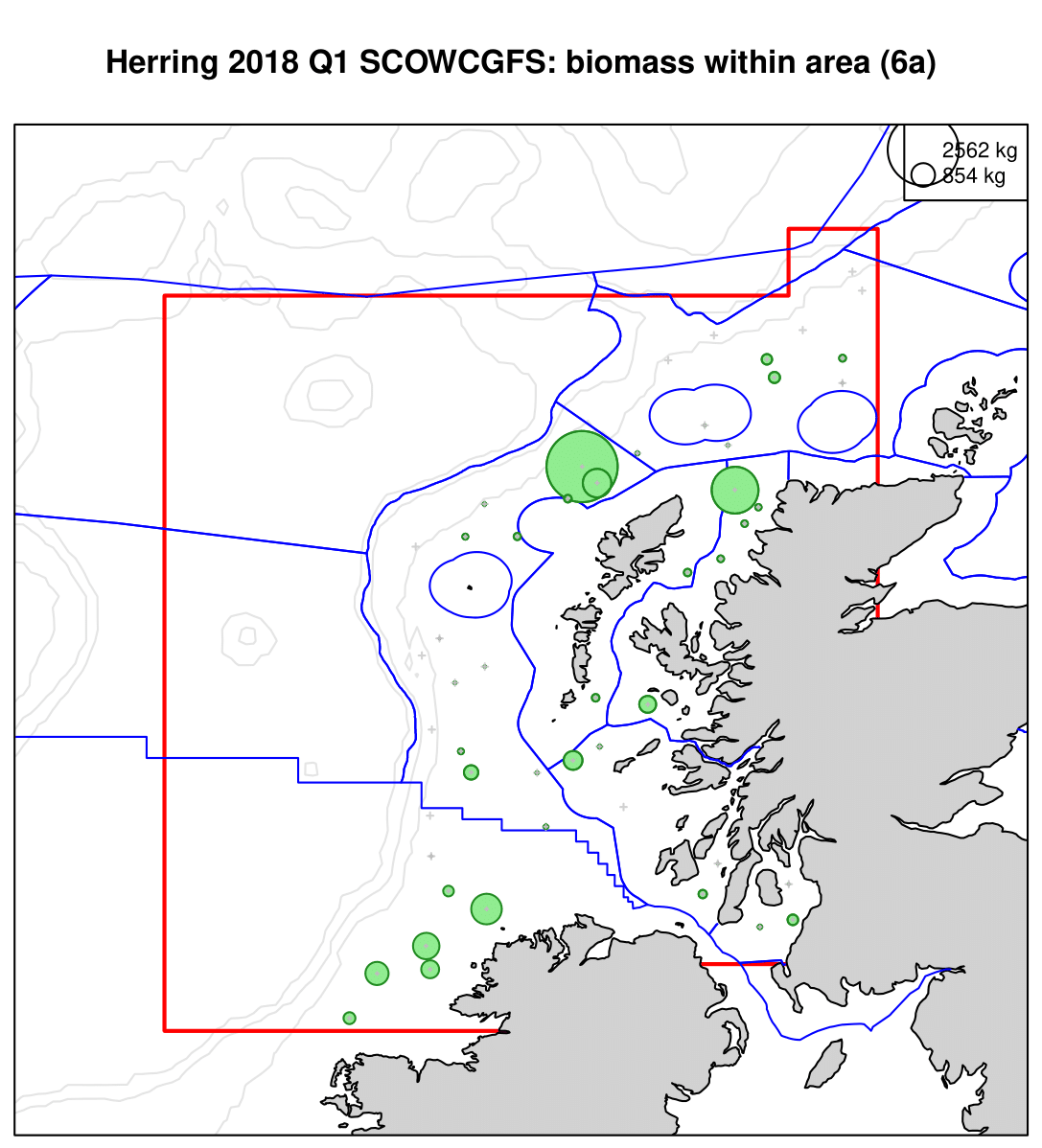 Herring 2018 Q1 SCOWCGFS: biomass within area 6a