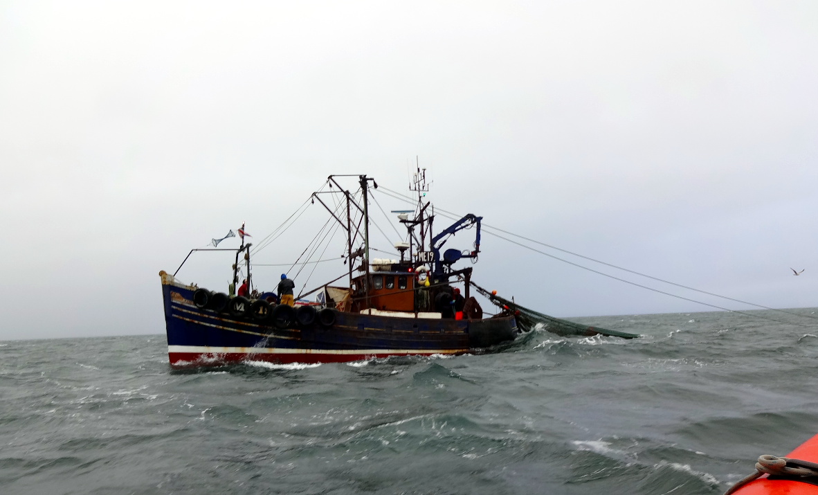 Figure d: Prawn trawler fishing to the west of Scotland. © Stuart Bell, Marine Scotland