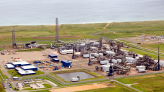 St Fergus gas terminal, Aberdeenshire, where Acorn project could be operational by 2024. © Shell